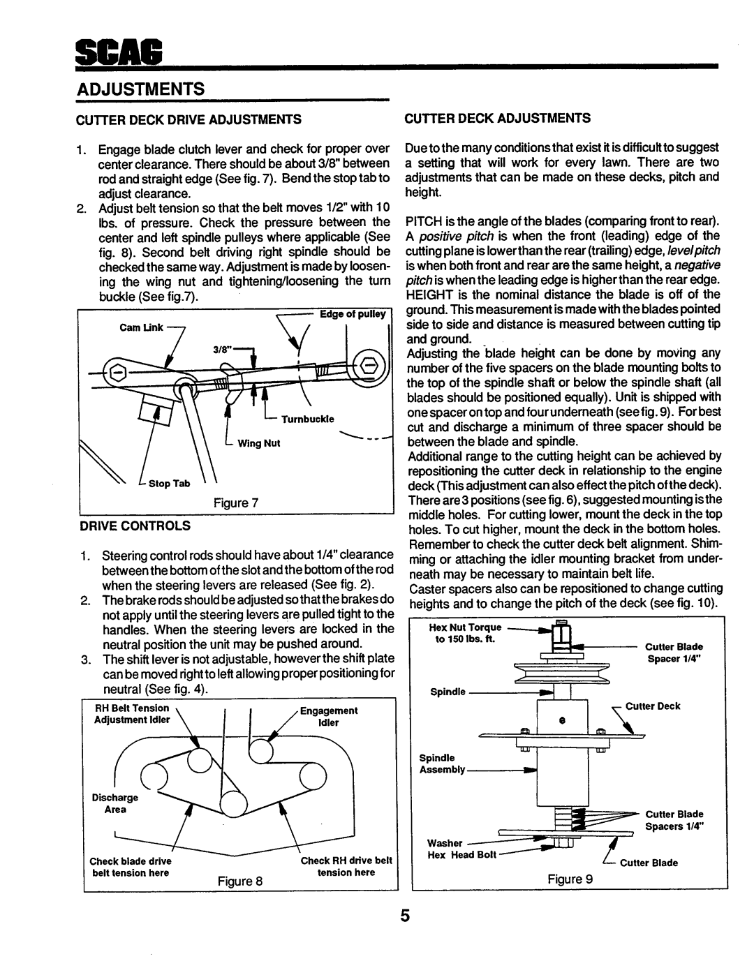 Scag Power Equipment SW-20KHE manual 