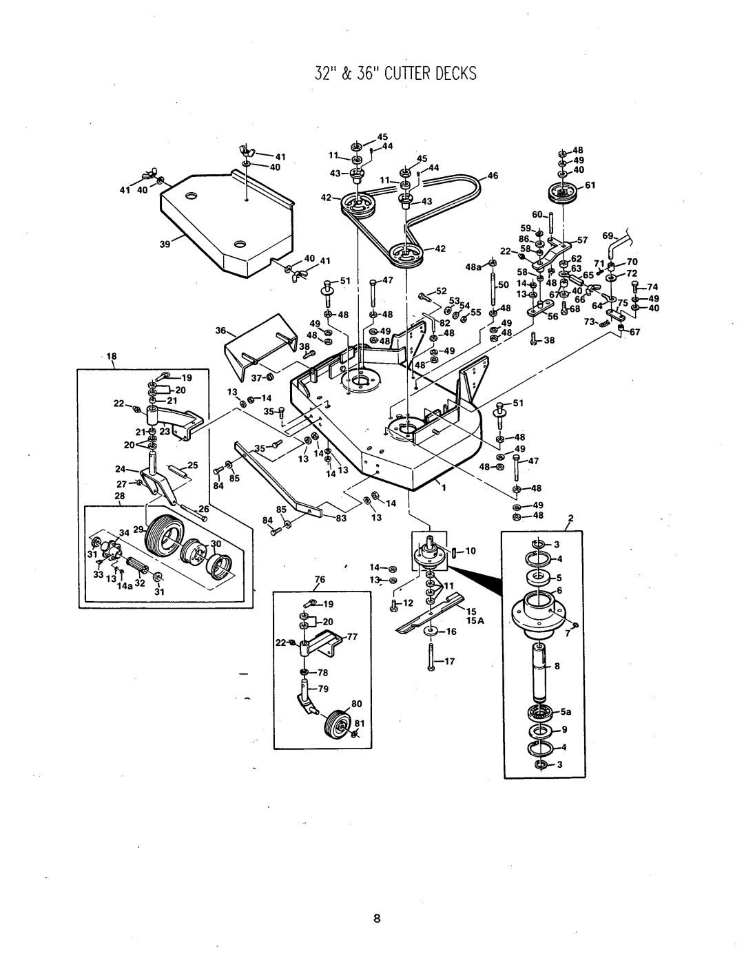 Scag Power Equipment SW36-8K manual 