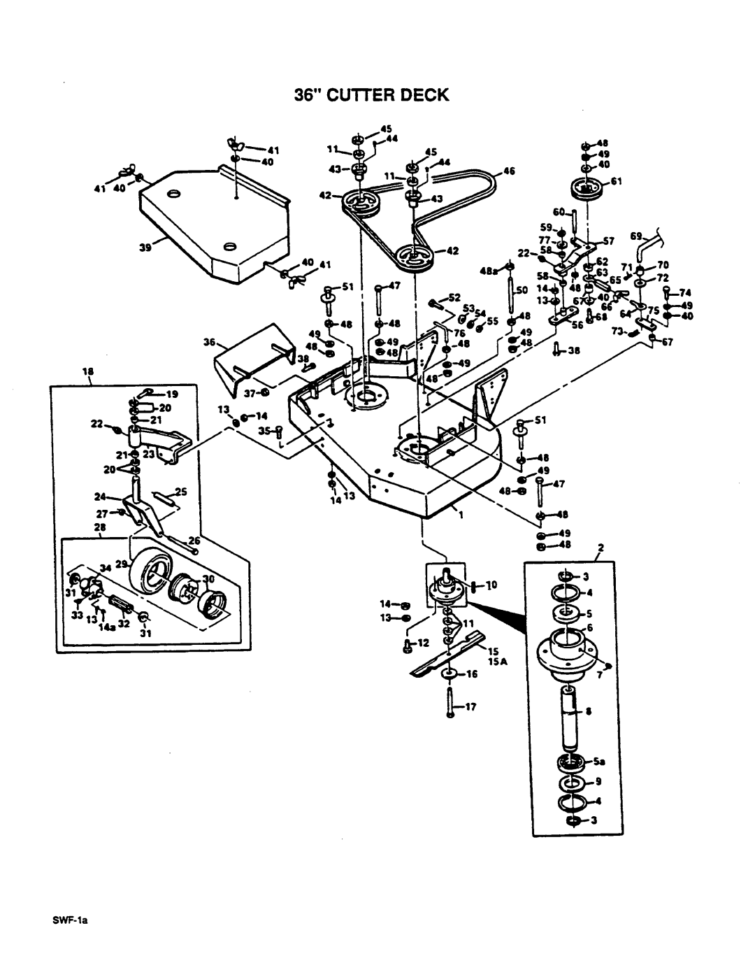 Scag Power Equipment SW48-14KA, SW-14KA manual 