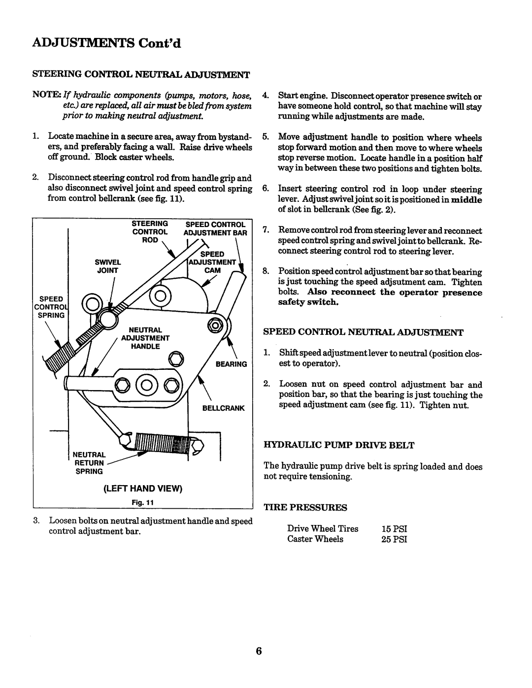 Scag Power Equipment SWZ-14KA, SWZ-20KHE, SWZ-18KH, SWZ-14KH, SWM-51 manual 