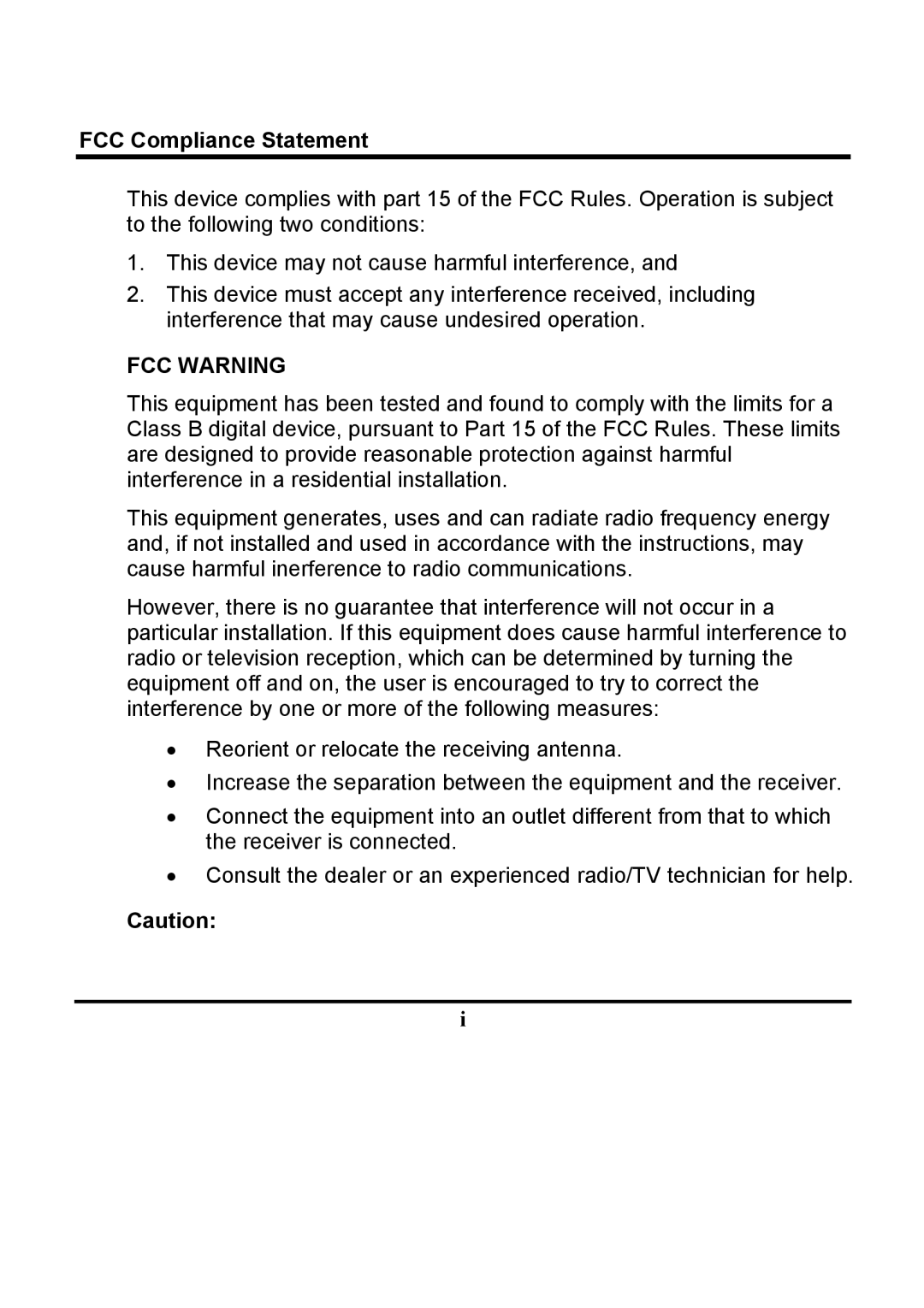 Sceptre Technologies X20WG-Naga user manual FCC Warning 