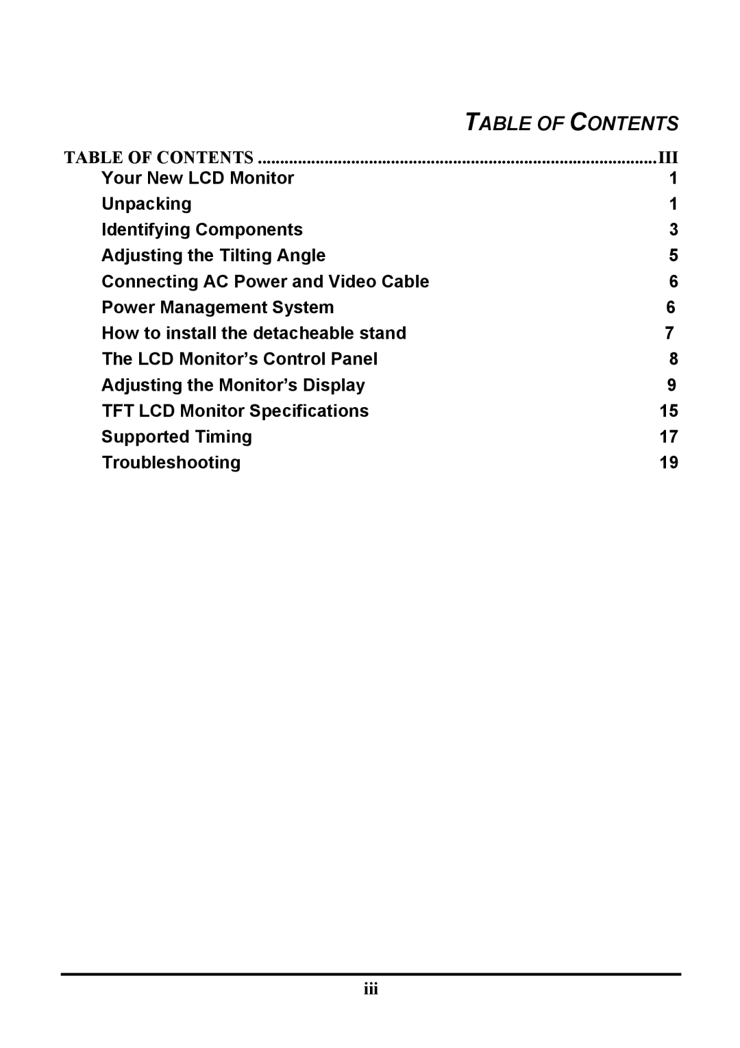 Sceptre Technologies X20WG-Naga user manual Table of Contents 