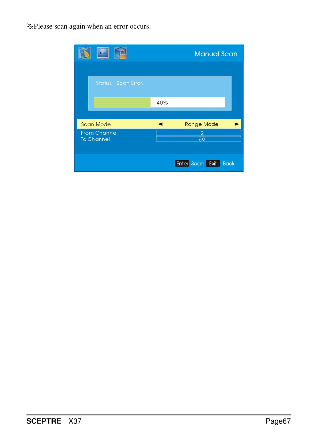 Sceptre Technologies X37 specifications Page67 