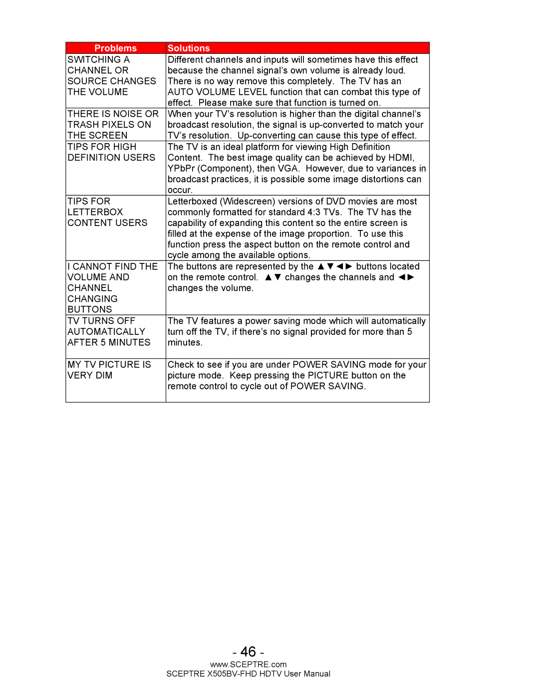 Sceptre Technologies X505BV-FHD user manual Switching a 