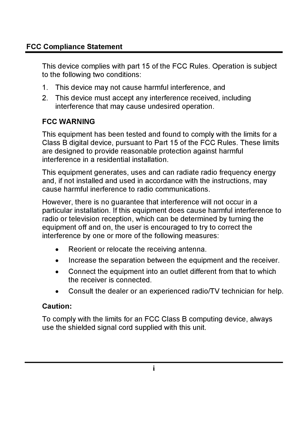 Sceptre Technologies X7S-NagaV user manual FCC Warning 