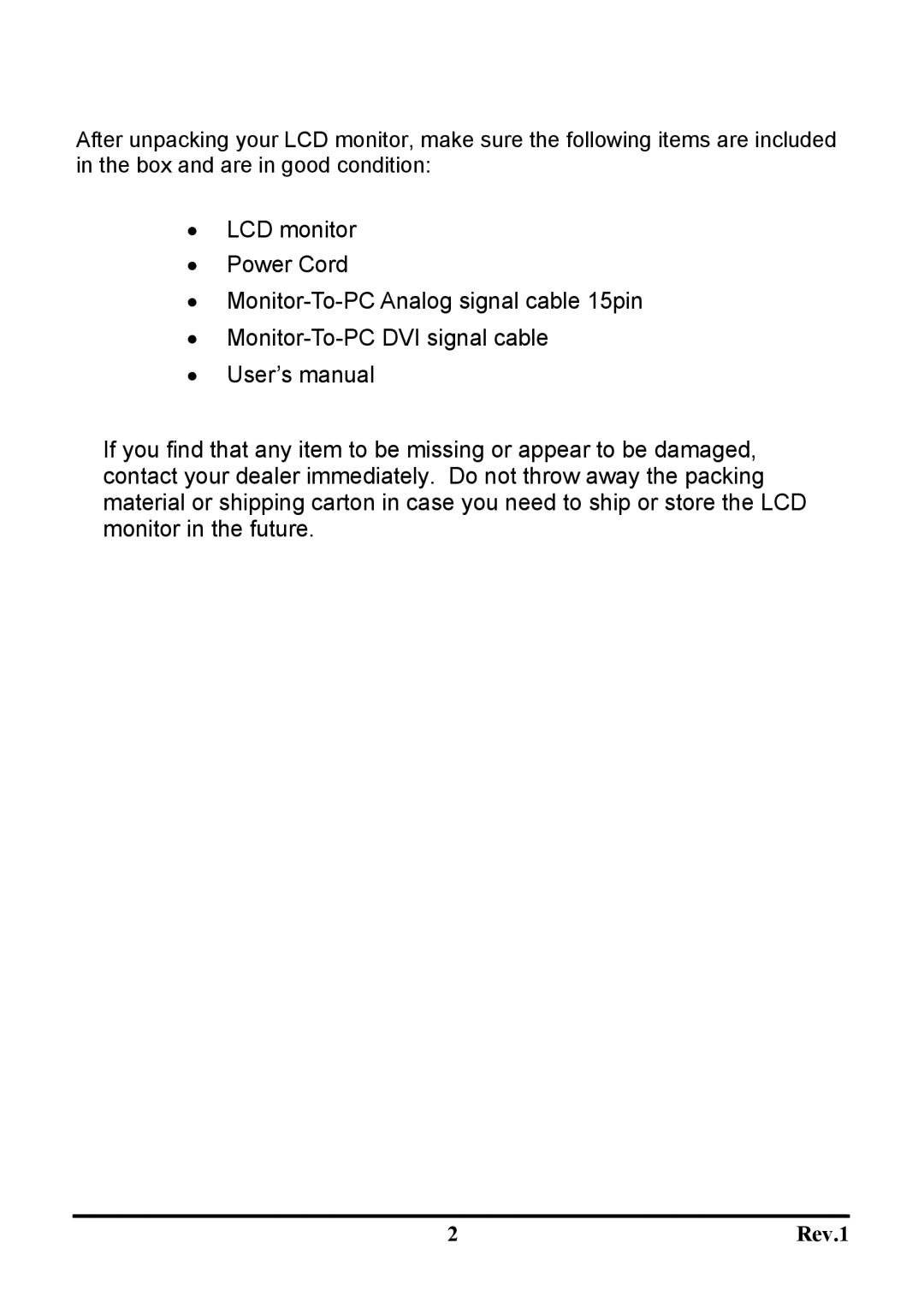 Sceptre Technologies X9G-NAGAV user manual Rev.1 