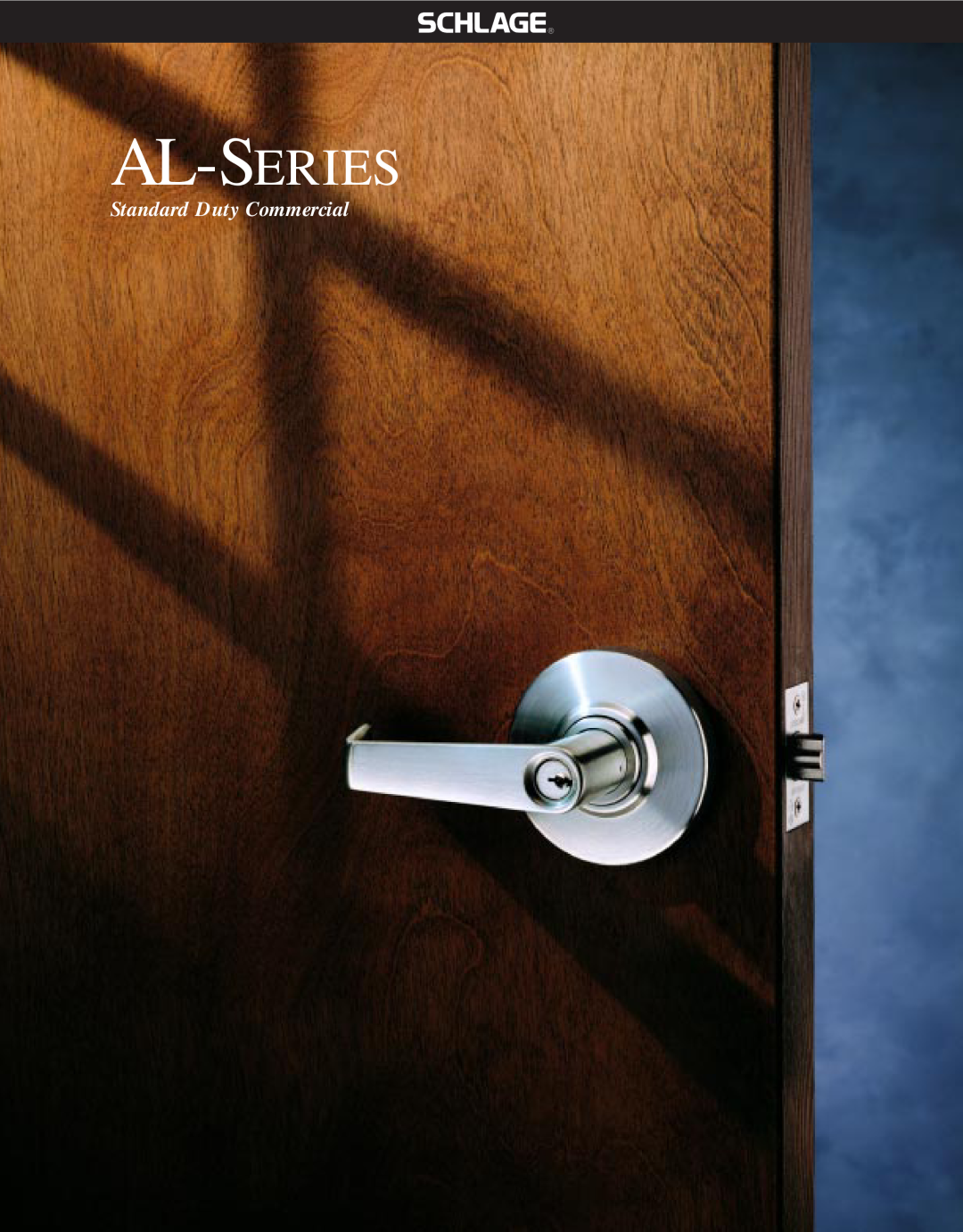 Schlage AL-SERIES manual Al-Series, Standard Duty Commercial 