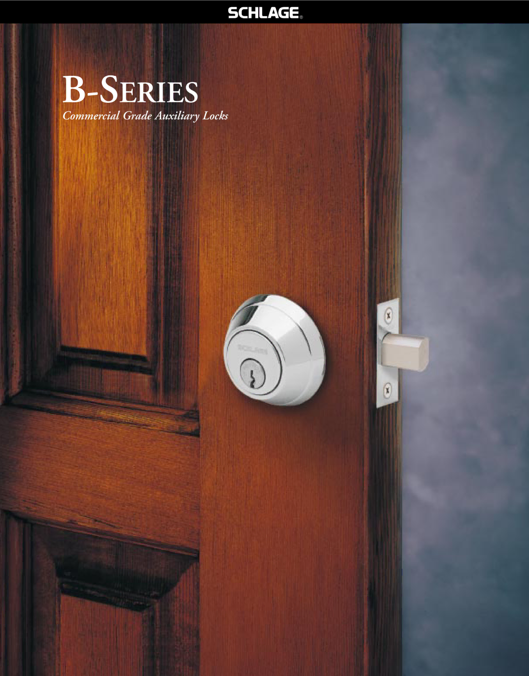 Schlage B-Series manual 