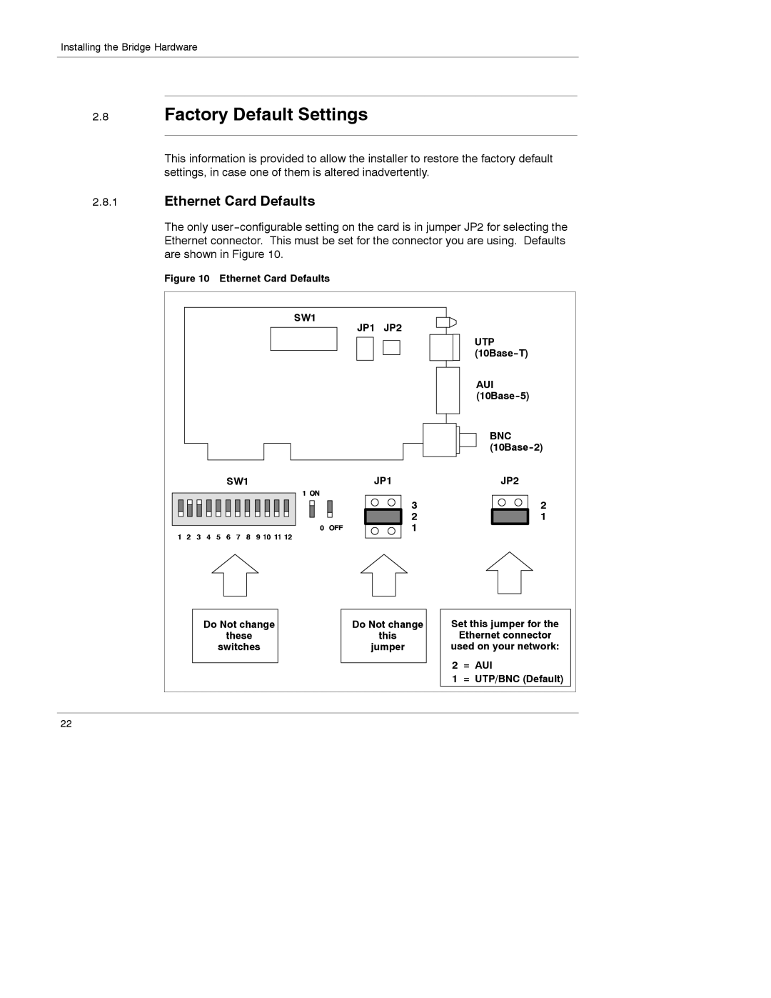 Schneider Electric 174 CEV manual Factory Default Settings, Ethernet Card Defaults 