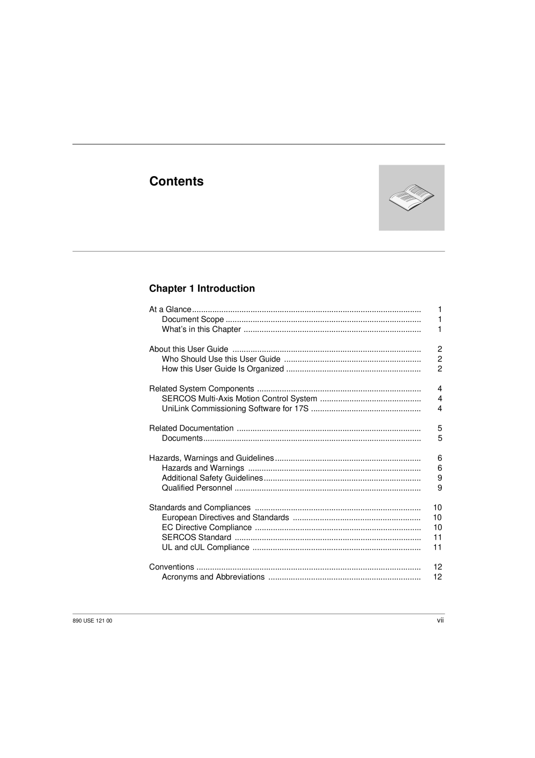 Schneider Electric 17S Series manual Contents 