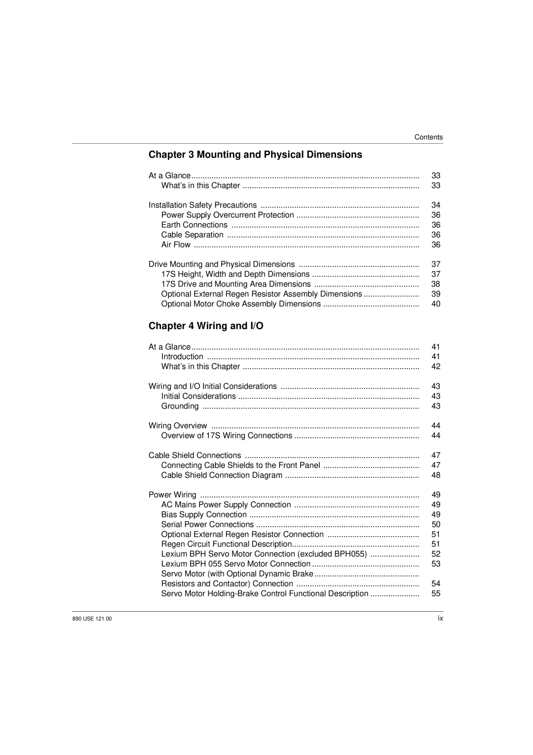 Schneider Electric 17S Series manual Mounting and Physical Dimensions, Wiring and I/O 