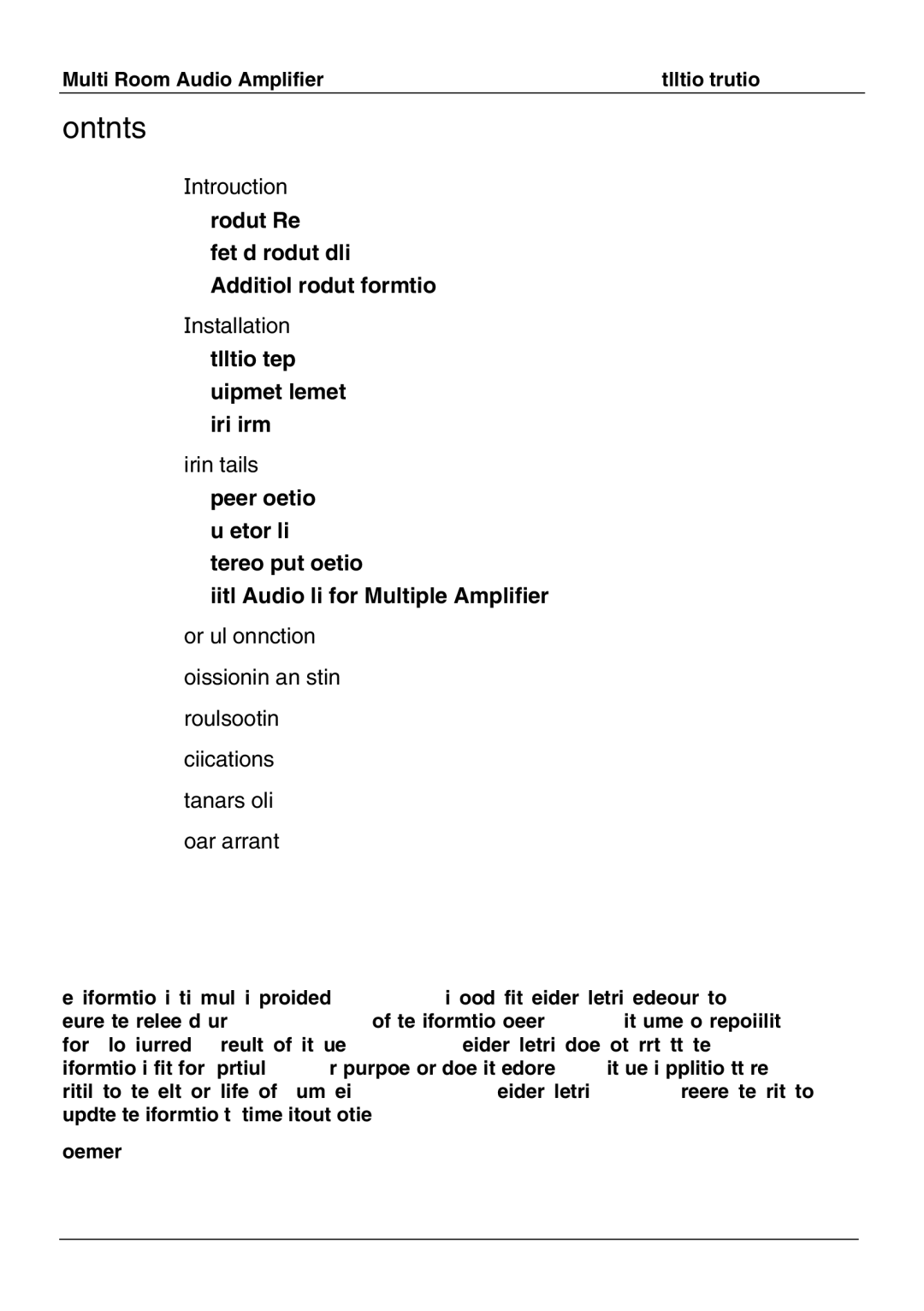 Schneider Electric 560125R/2, 560110R, 560125D/2 installation instructions Contents 