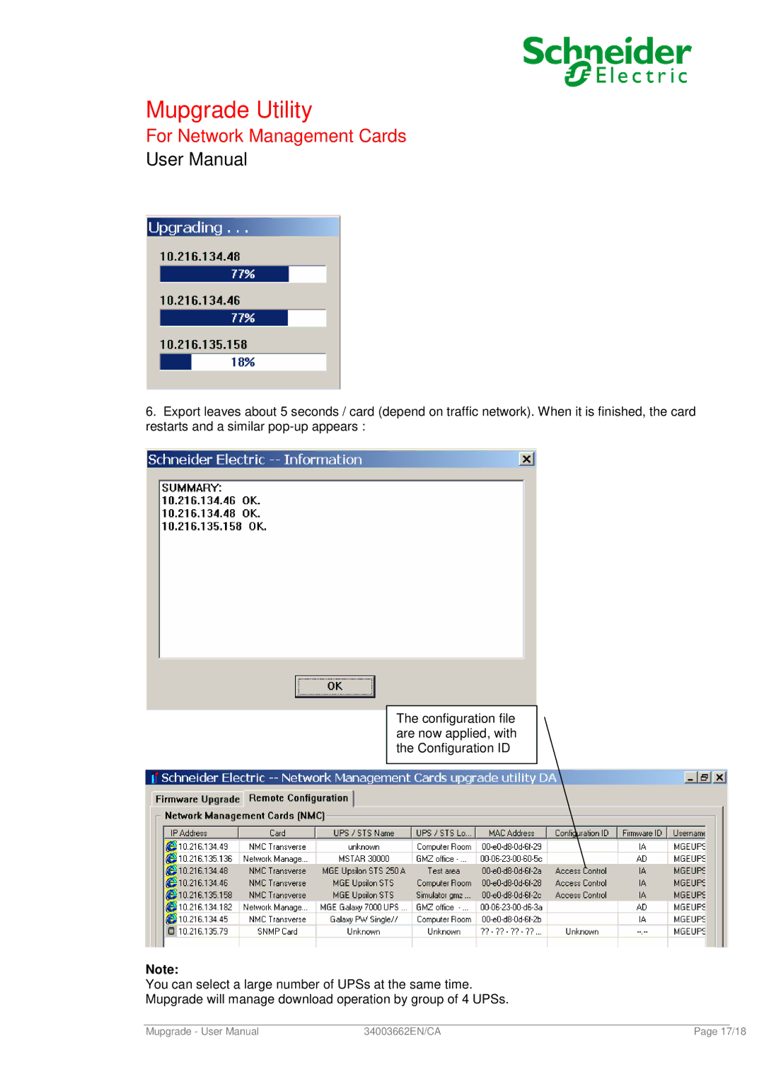 Schneider Electric 66074 user manual 34003662EN/CA 17/18 