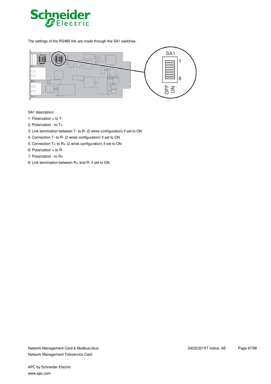 Schneider Electric 66123, 66124 user manual 