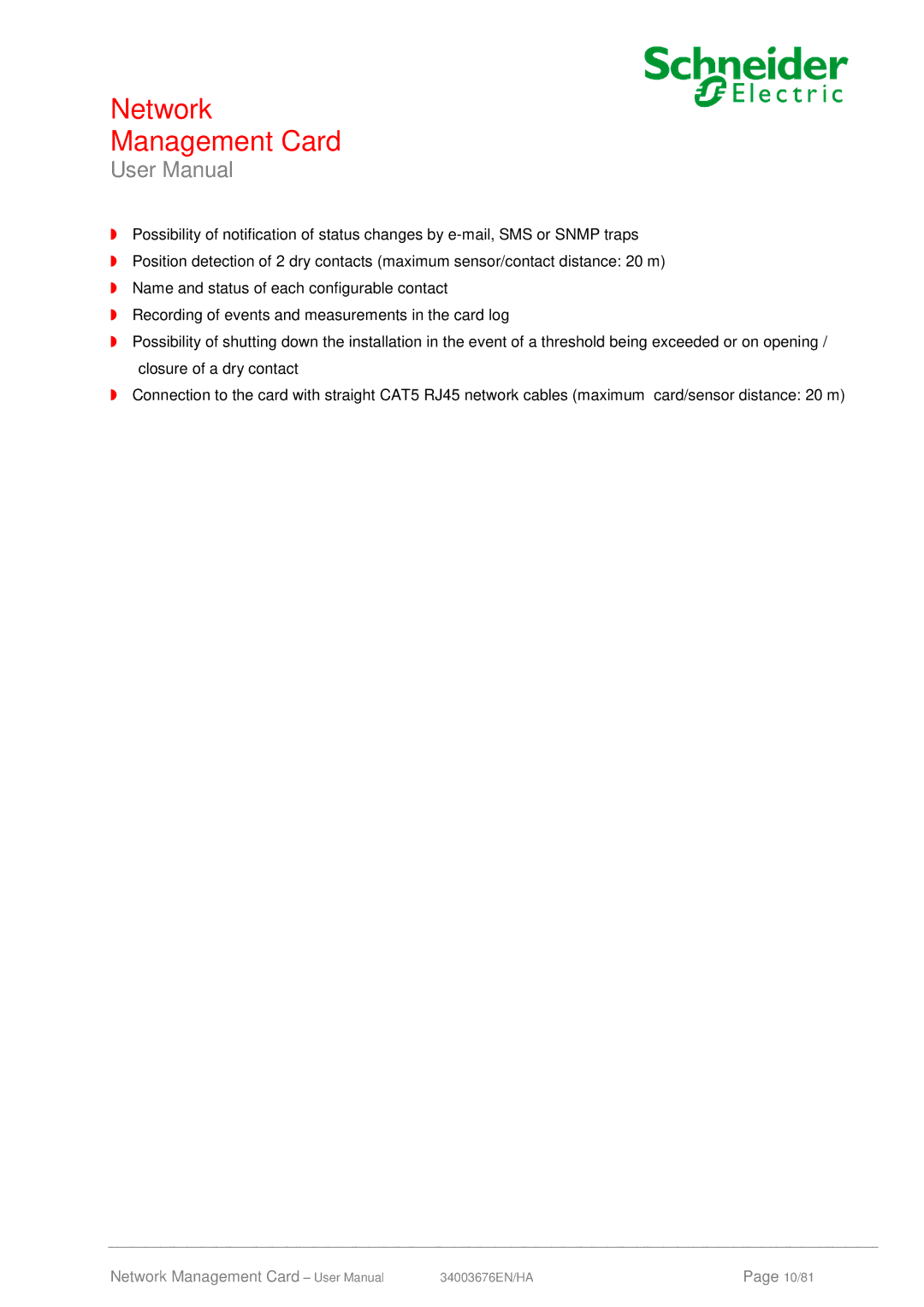 Schneider Electric 66846, 66074 user manual 10/81 