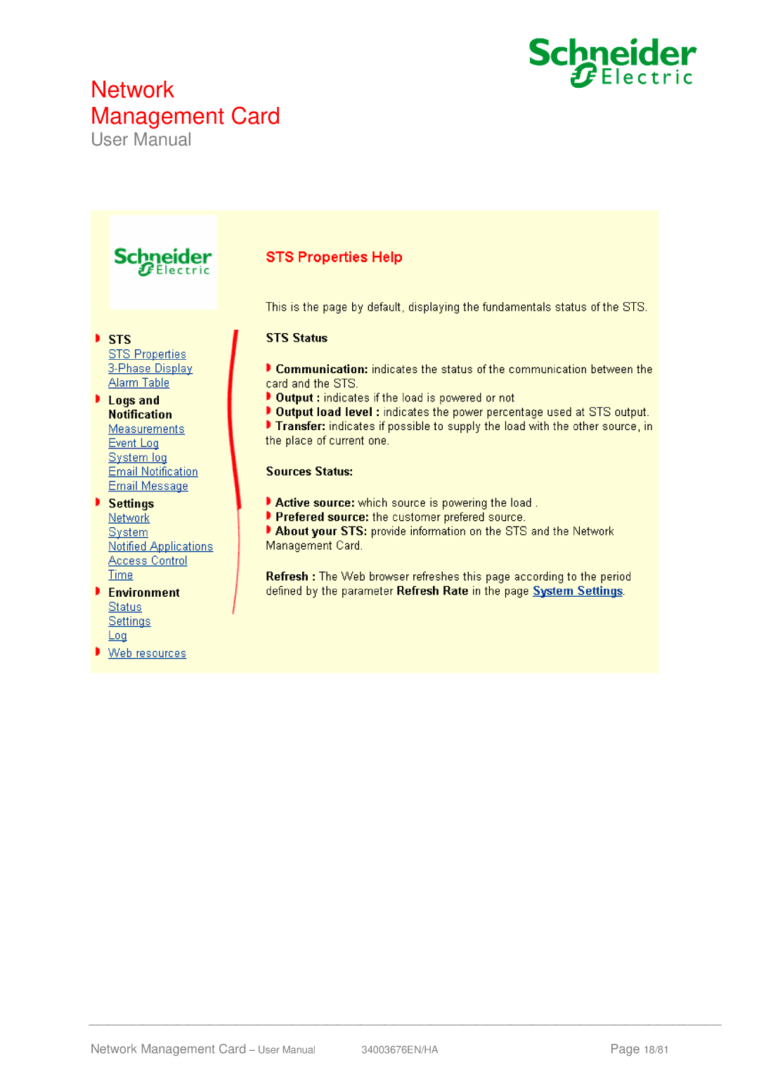 Schneider Electric 66846, 66074 user manual 18/81 