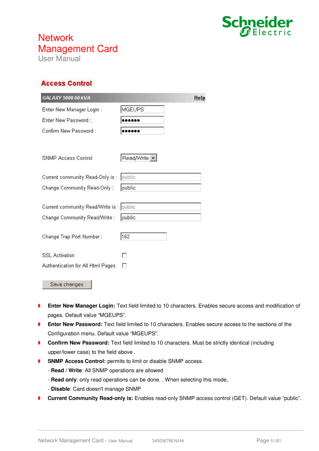 Schneider Electric 66074, 66846 user manual 51/81 