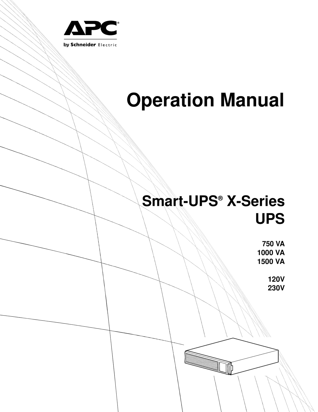 Schneider Electric 750VA operation manual Ups 