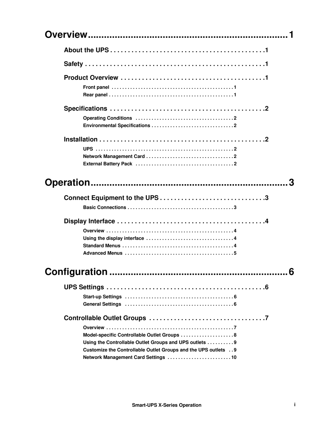 Schneider Electric 750VA operation manual Overview 