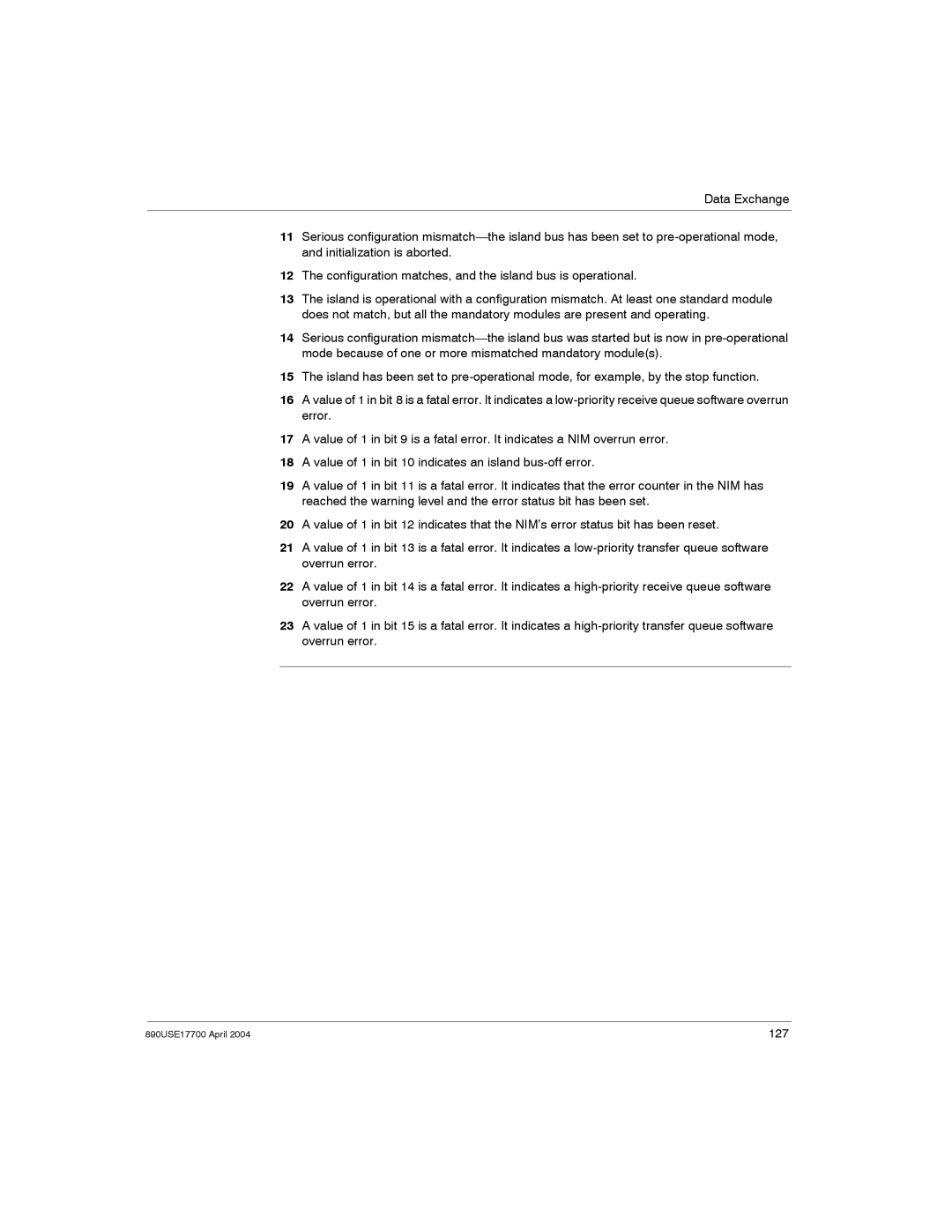 Schneider Electric 890USE17700 manual 127 