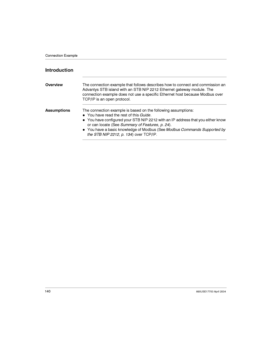 Schneider Electric 890USE17700 manual Overview, TCP/IP is an open protocol 