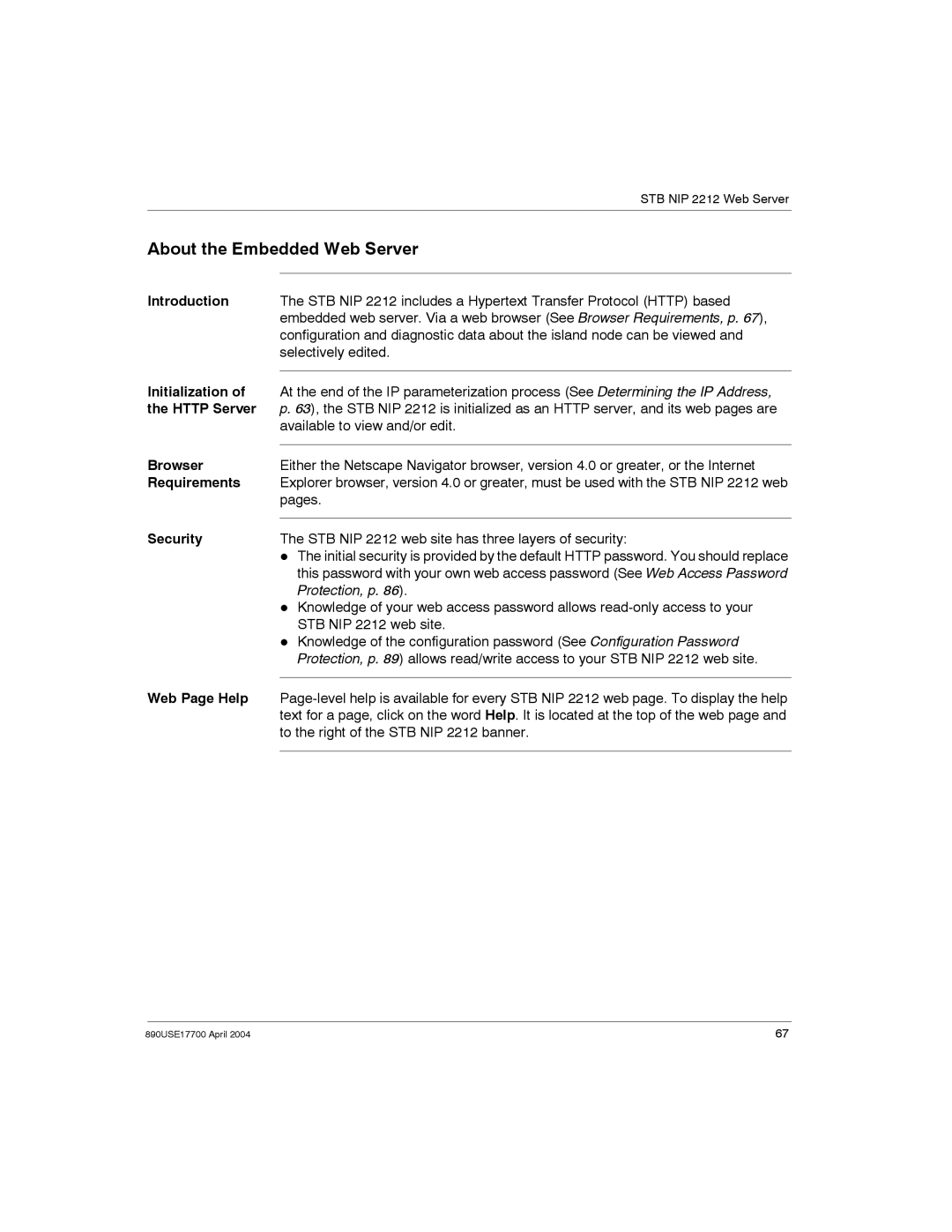 Schneider Electric 890USE17700 manual About the Embedded Web Server 