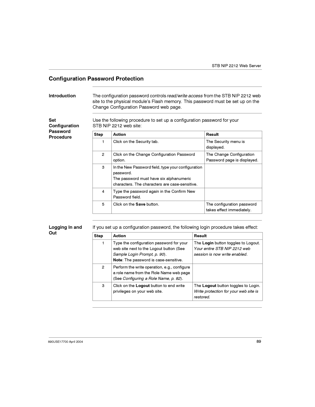 Schneider Electric 890USE17700 manual Configuration Password Protection, Introduction Set Configuration Password Procedure 