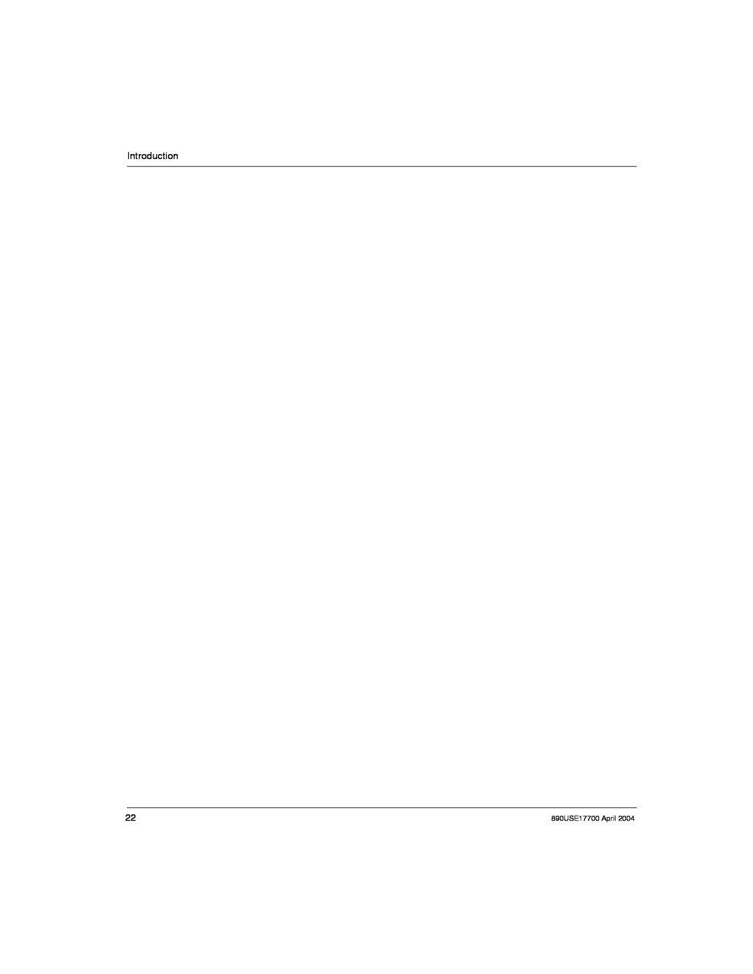 Schneider Electric manual Introduction, 890USE17700 April 