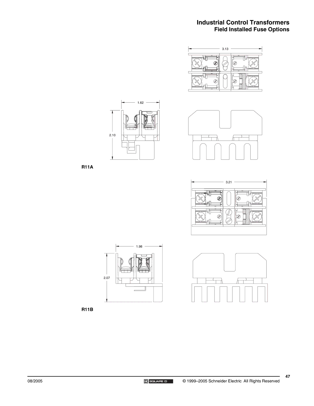 Schneider Electric 9070 manual R11A R11B 