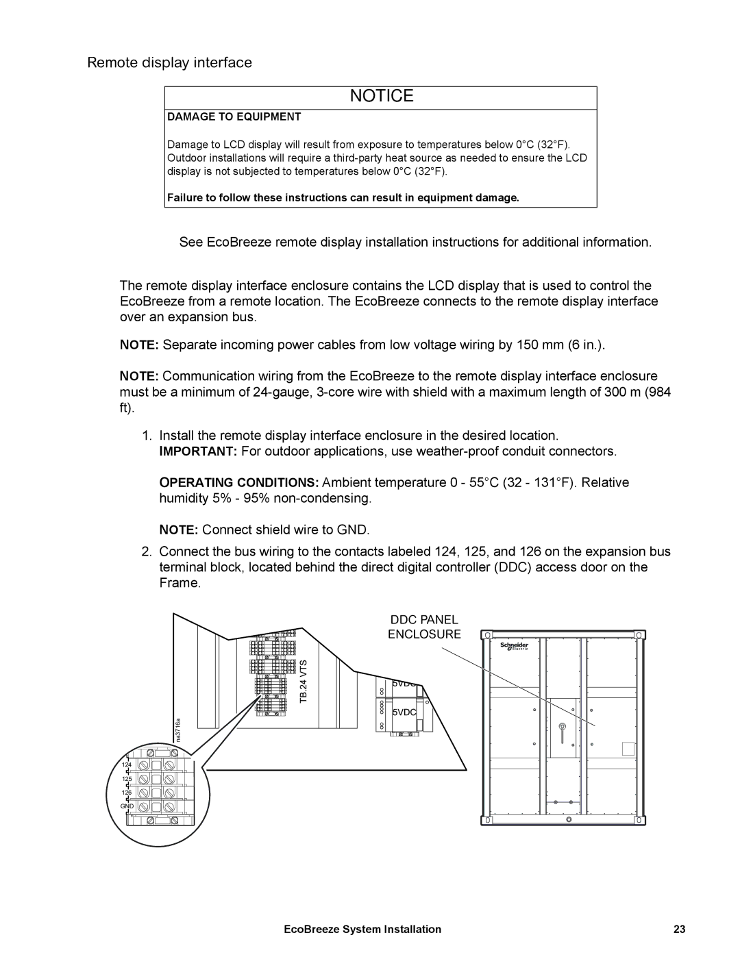 Schneider Electric ACECFR40101SE, ACECFR20101SE, ACECFR20200SE, ACECFR40200SE, ACECFR20201SE, ACECFR40201SE DDC Panel 