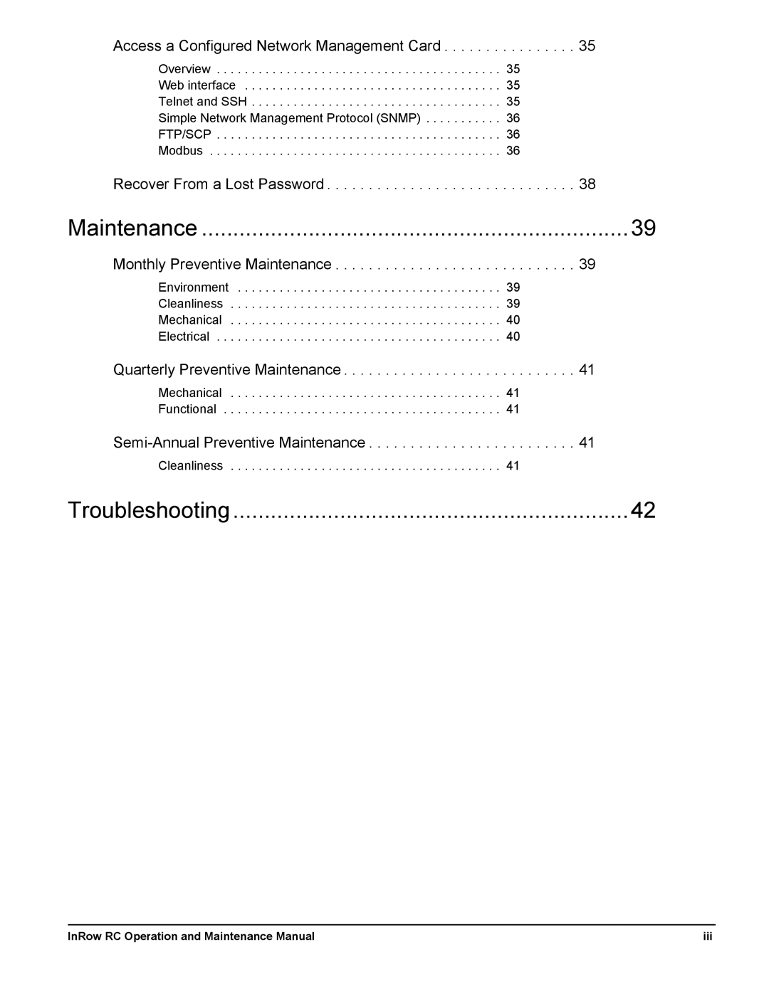 Schneider Electric ACRC501, ACRC500, ACRC502 manual Troubleshooting 