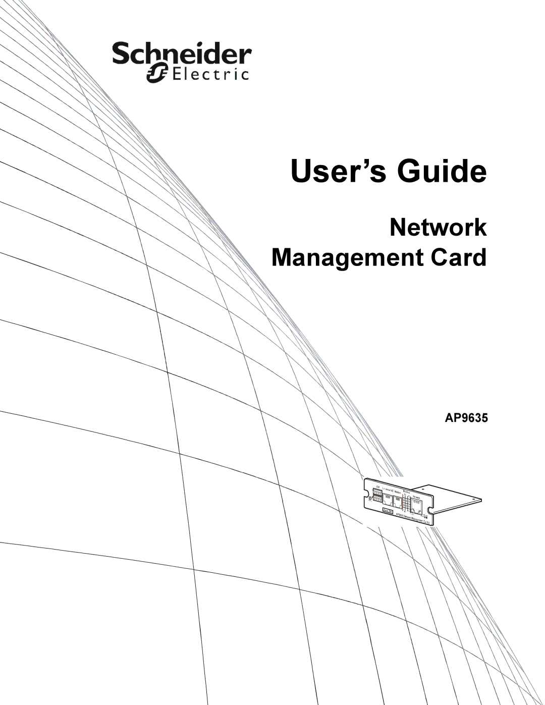 Schneider Electric AP9635 manual User’s Guide 