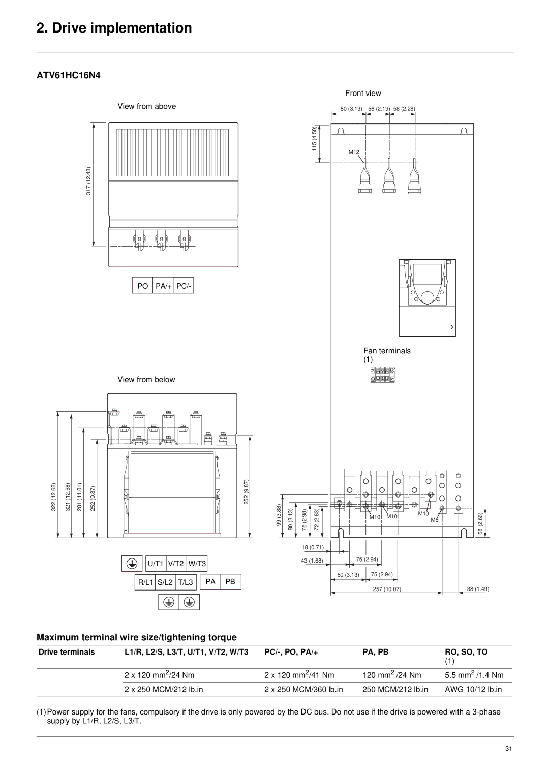 Schneider Electric manual ATV61HC16N4 