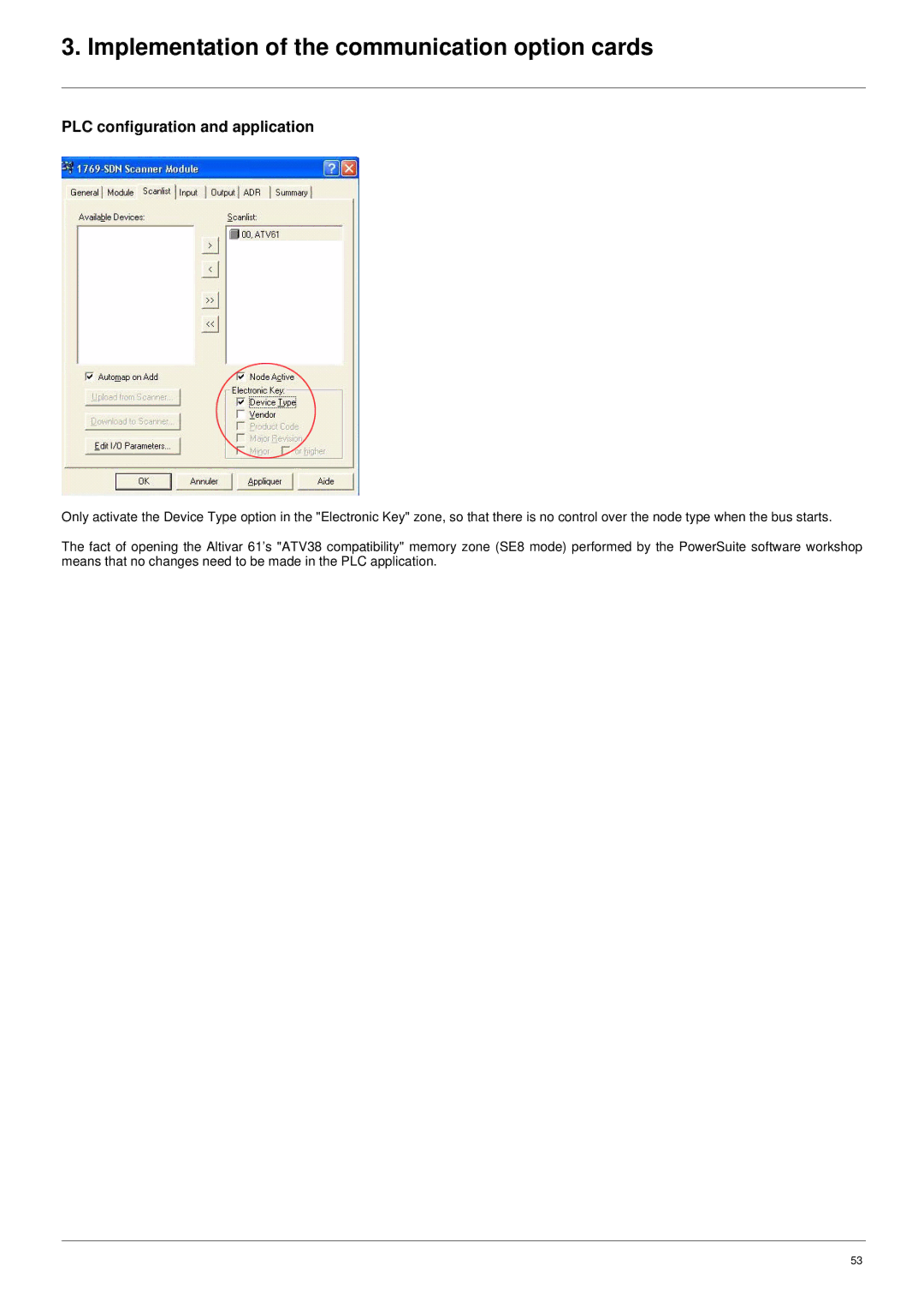 Schneider Electric ATV61 manual PLC configuration and application 