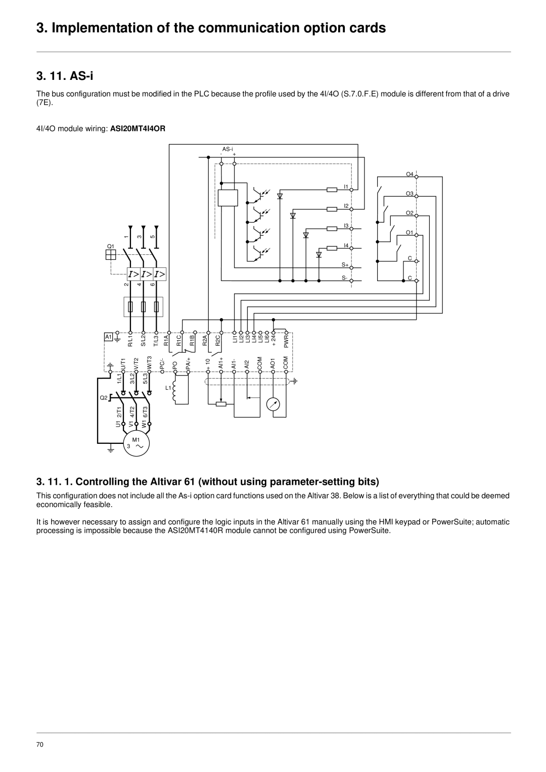 Schneider Electric ATV61 manual AS-i 