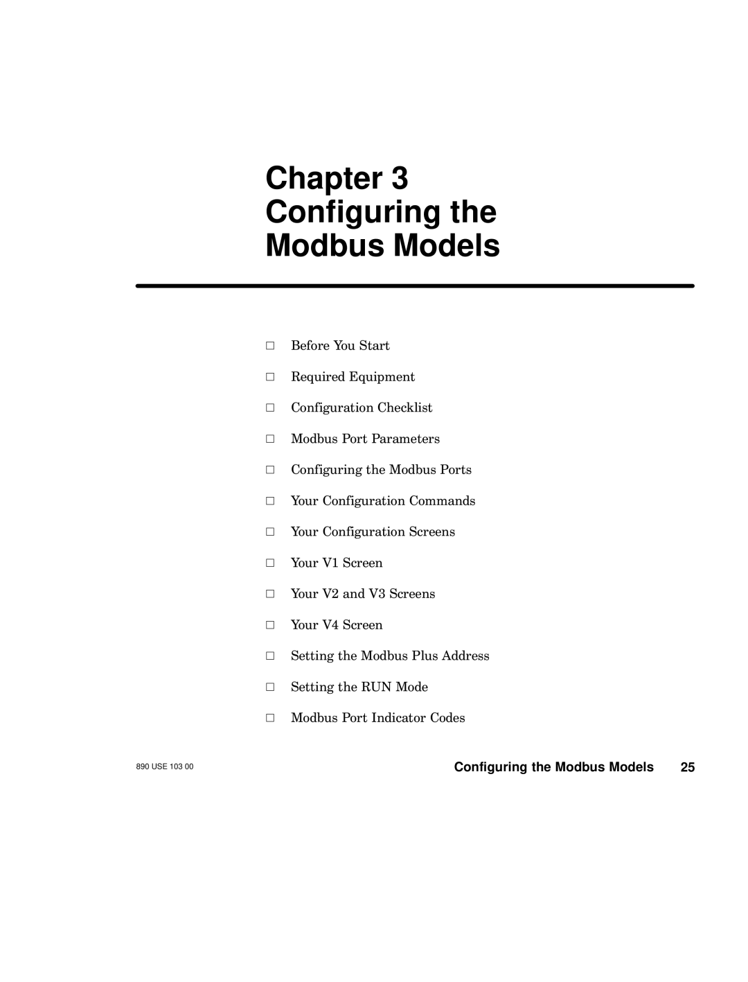 Schneider Electric BM85 manual Chapter Configuring Modbus Models, Configuring the Modbus Models 