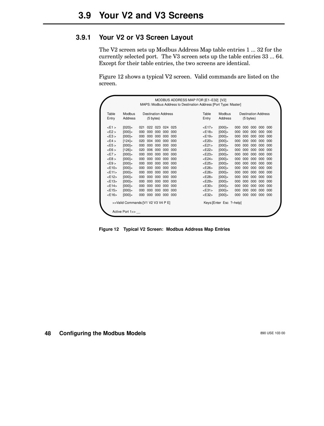 Schneider Electric BM85 manual Your V2 and V3 Screens, Your V2 or V3 Screen Layout 