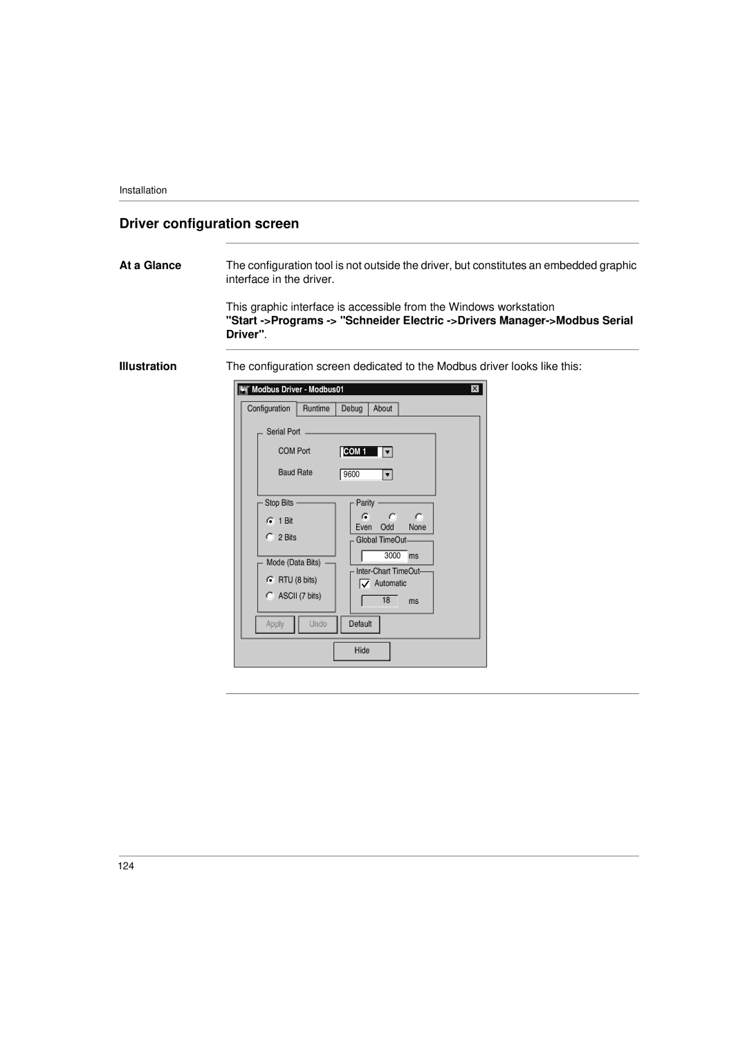 Schneider Electric Communication Drivers installation manual FPW Modbus Driver Modbus01 