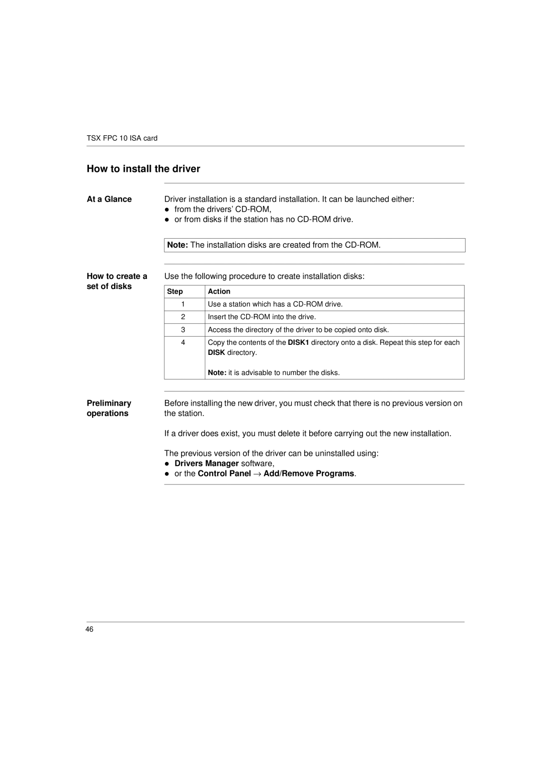 Schneider Electric Communication Drivers Station, Previous version of the driver can be uninstalled using 