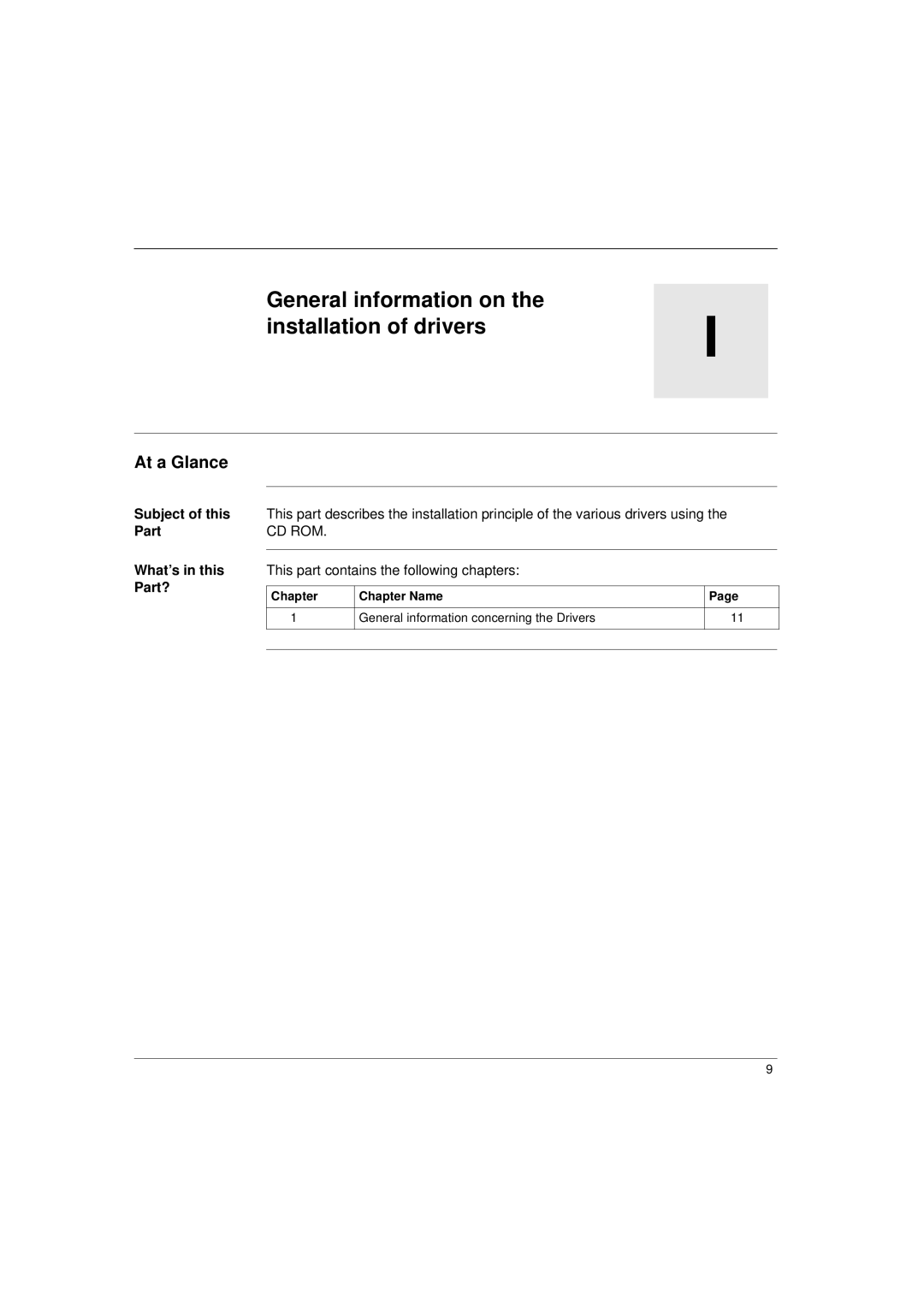 Schneider Electric Communication Drivers installation manual General information on the installation of drivers 