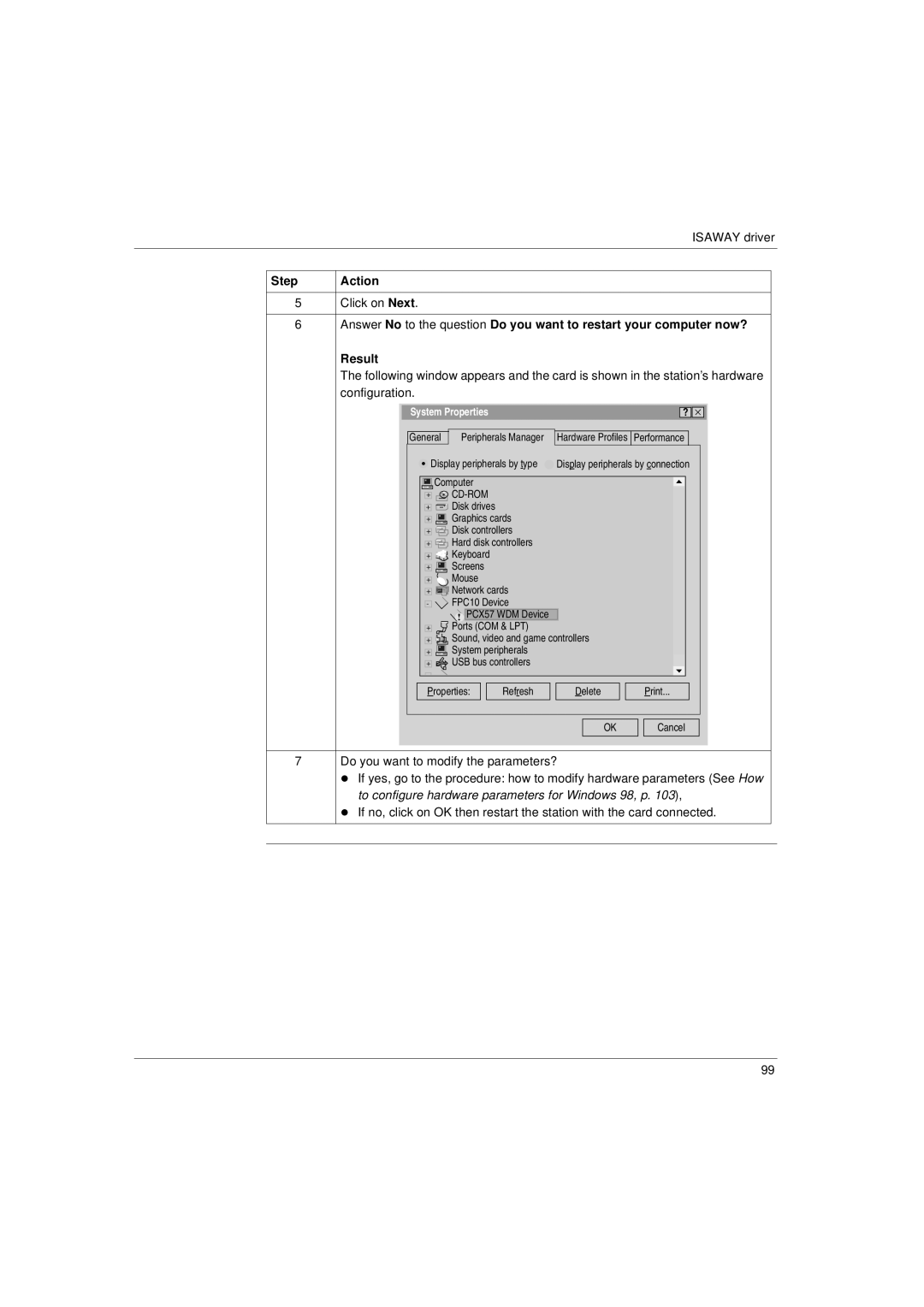 Schneider Electric Communication Drivers installation manual System Properties 