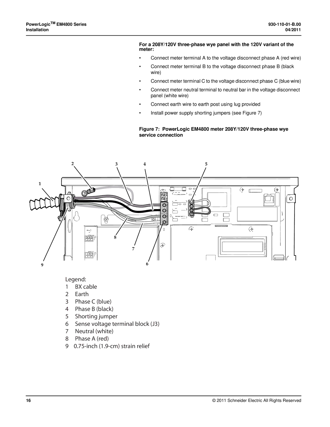 Schneider Electric E4800 manual 201 Schneider Electric All Rights Reserved 