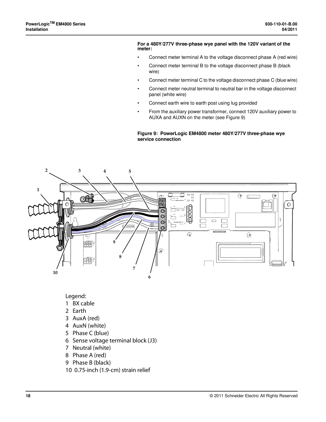 Schneider Electric E4800 manual 201 Schneider Electric All Rights Reserved 