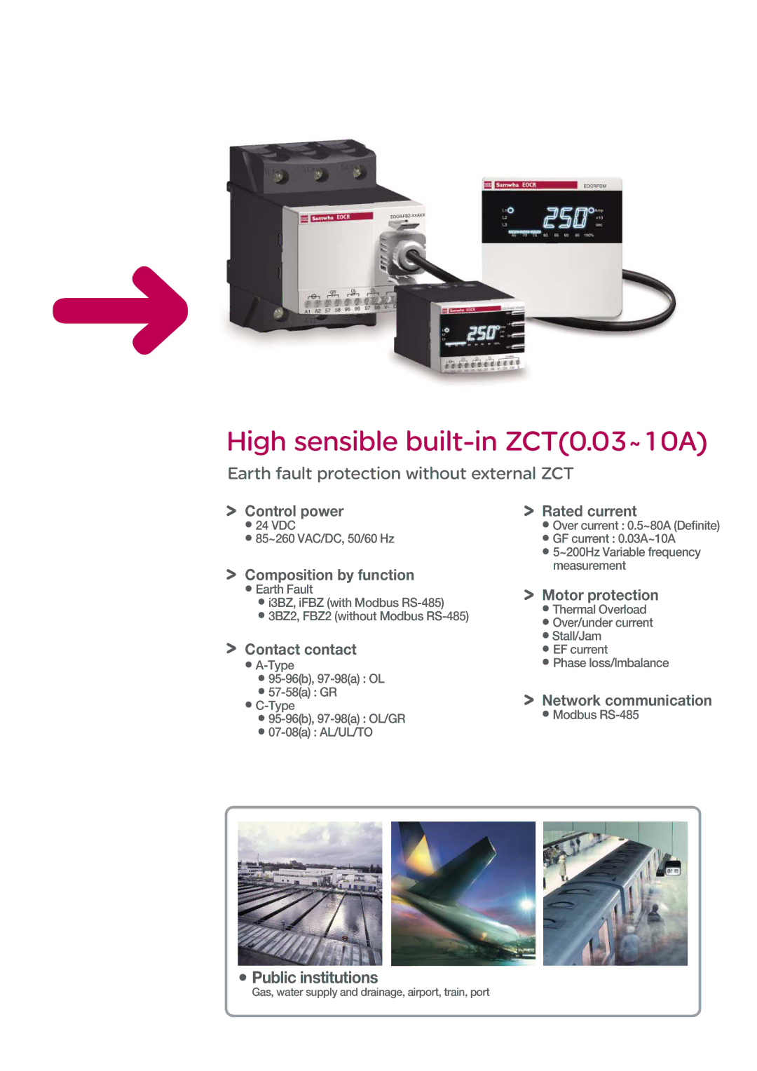 Schneider Electric FBZ2, iFBZ, EOCR-i3BZ, 3BZ2 manual Public institutions 