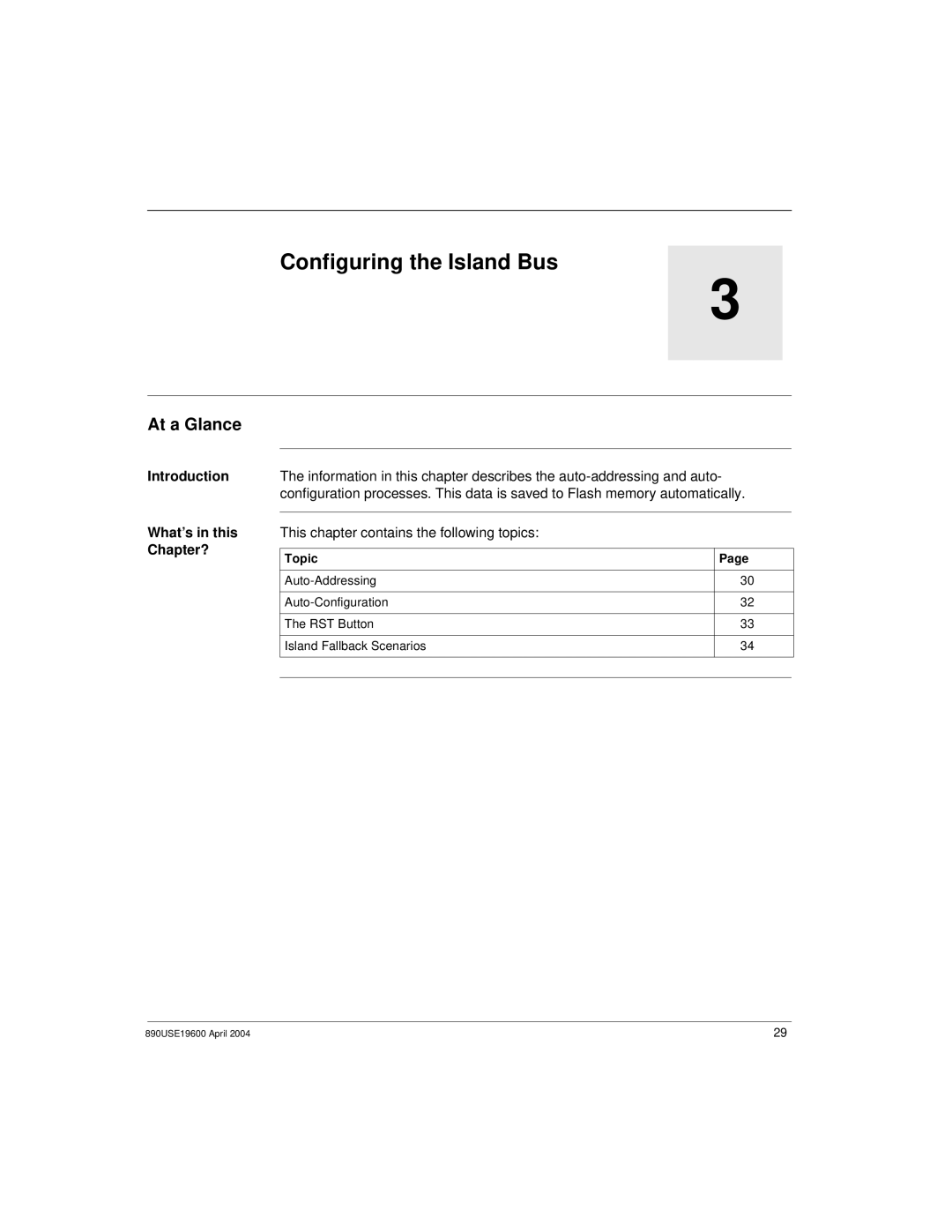 Schneider Electric INTERBUS Basic Network Interface Module manual Configuring the Island Bus, At a Glance 