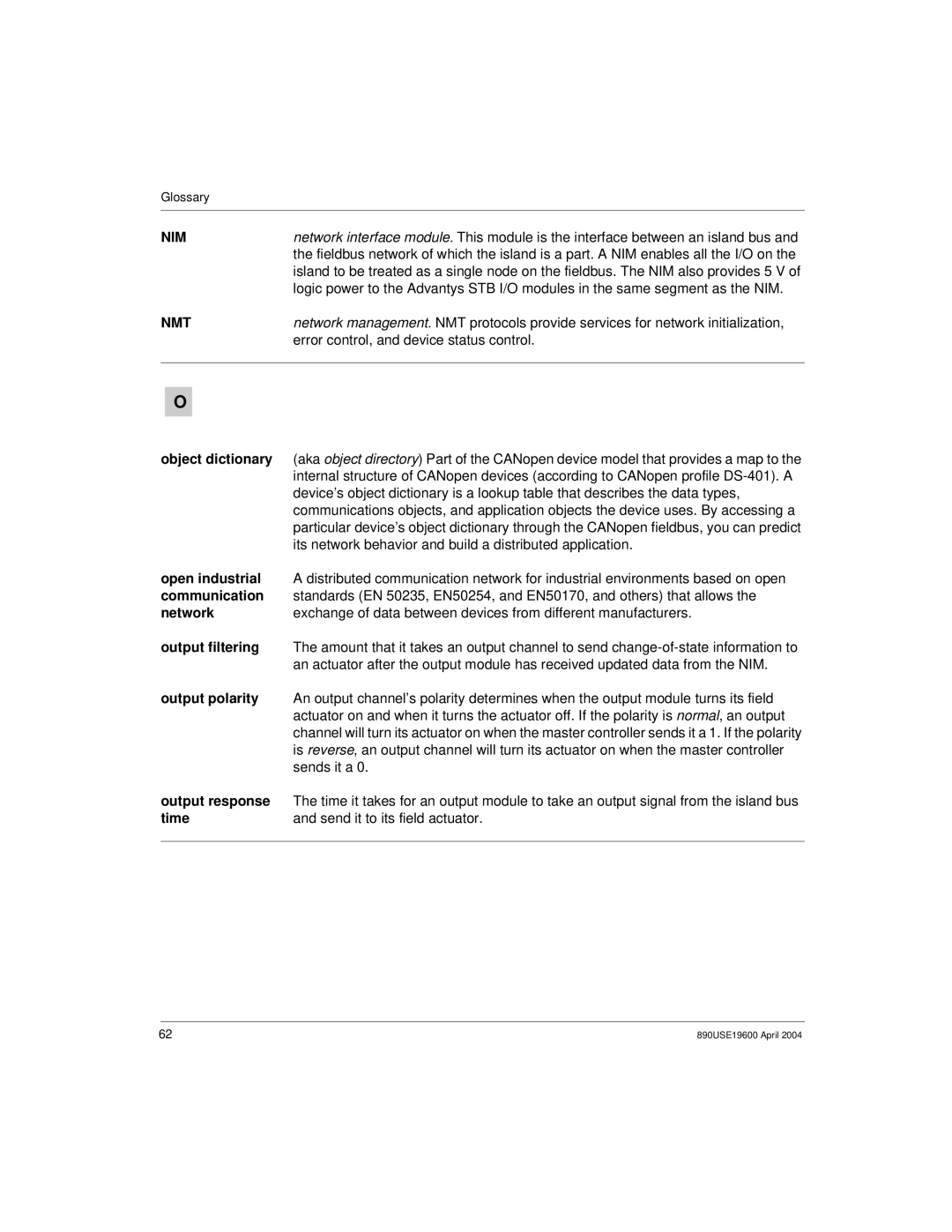 Schneider Electric 890USE19600 Version 1.0, INTERBUS Basic Network Interface Module manual Nim, Nmt 