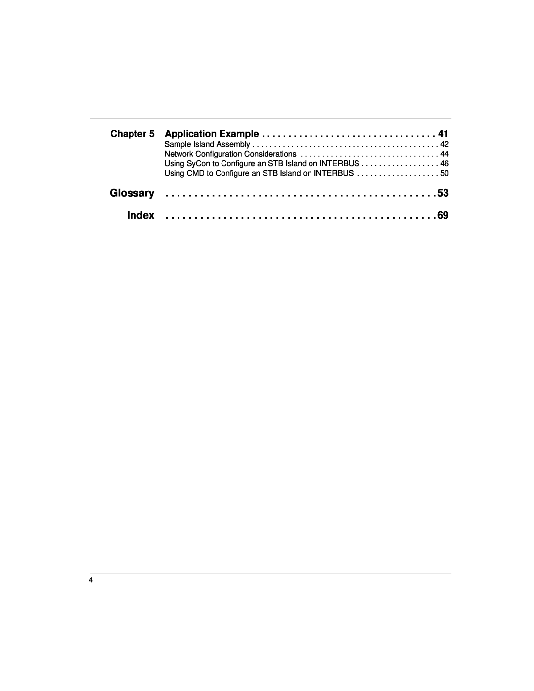 Schneider Electric 890USE19600 Version 1.0, INTERBUS Basic Network Interface Module manual Application Example 