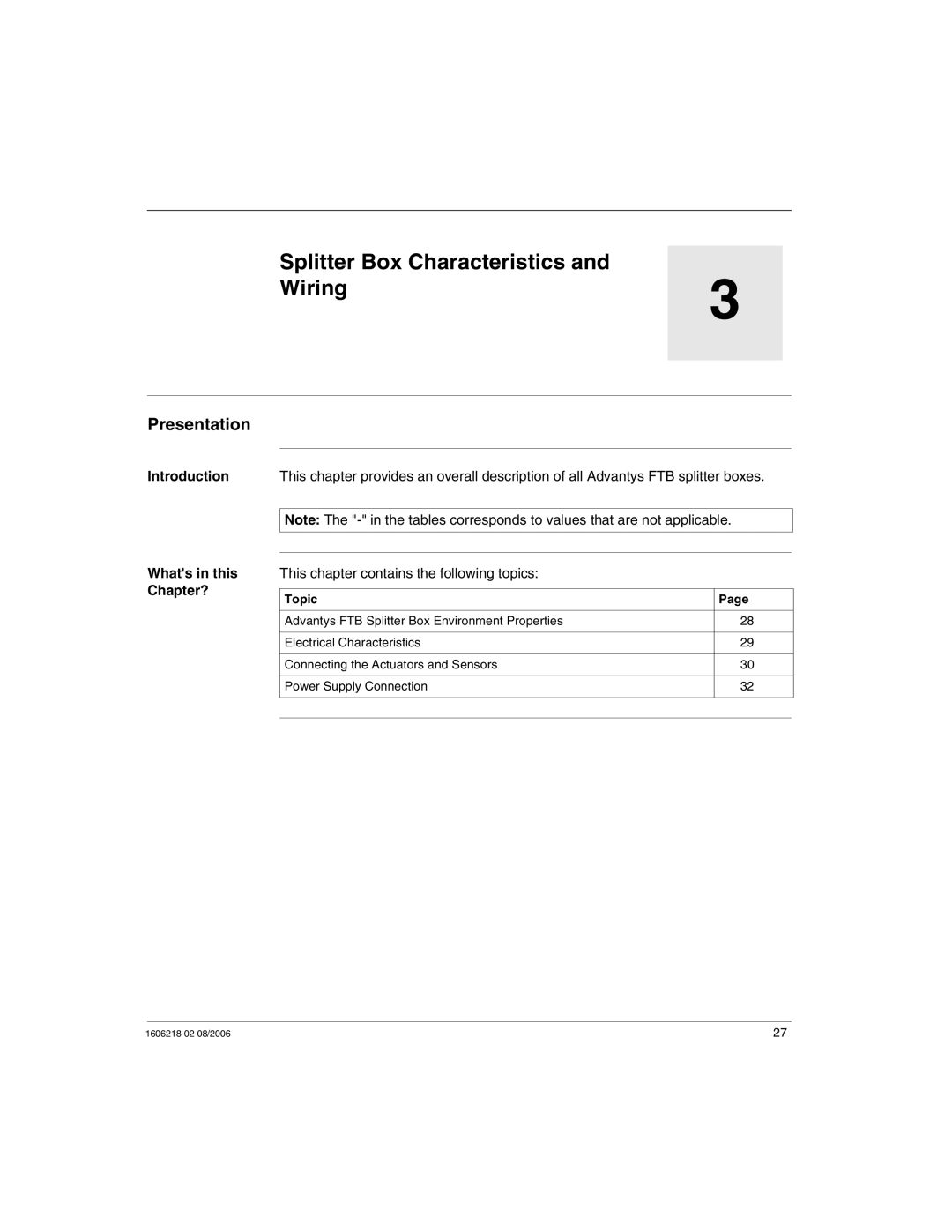 Schneider Electric IP67 manual Splitter Box Characteristics Wiring, Whats in this, Chapter? 