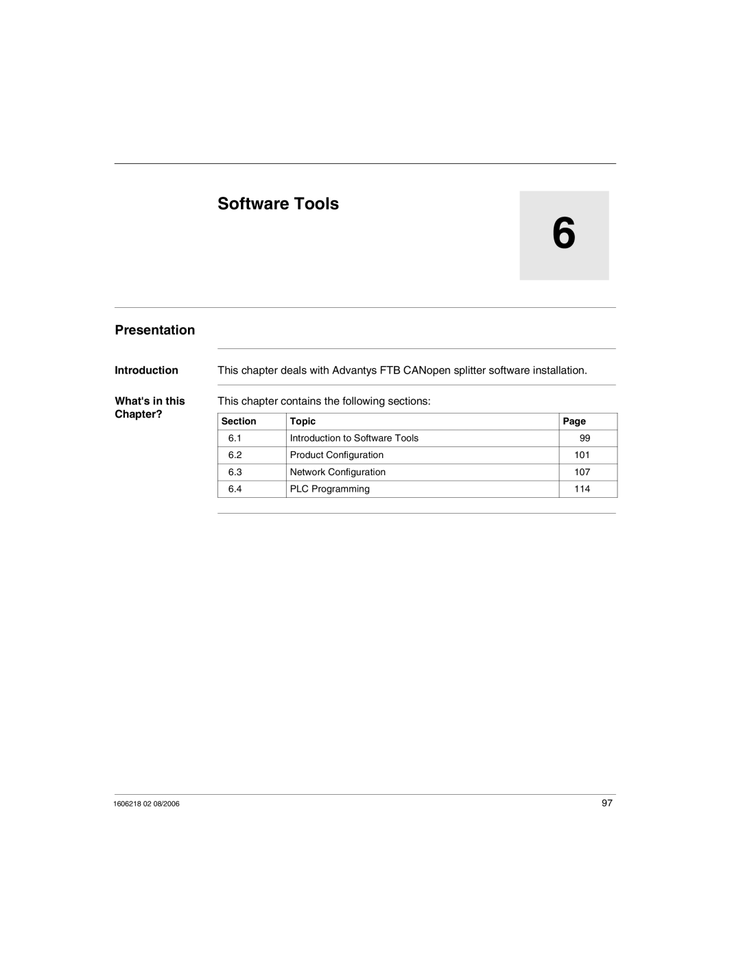 Schneider Electric IP67 manual Software Tools, Presentation 