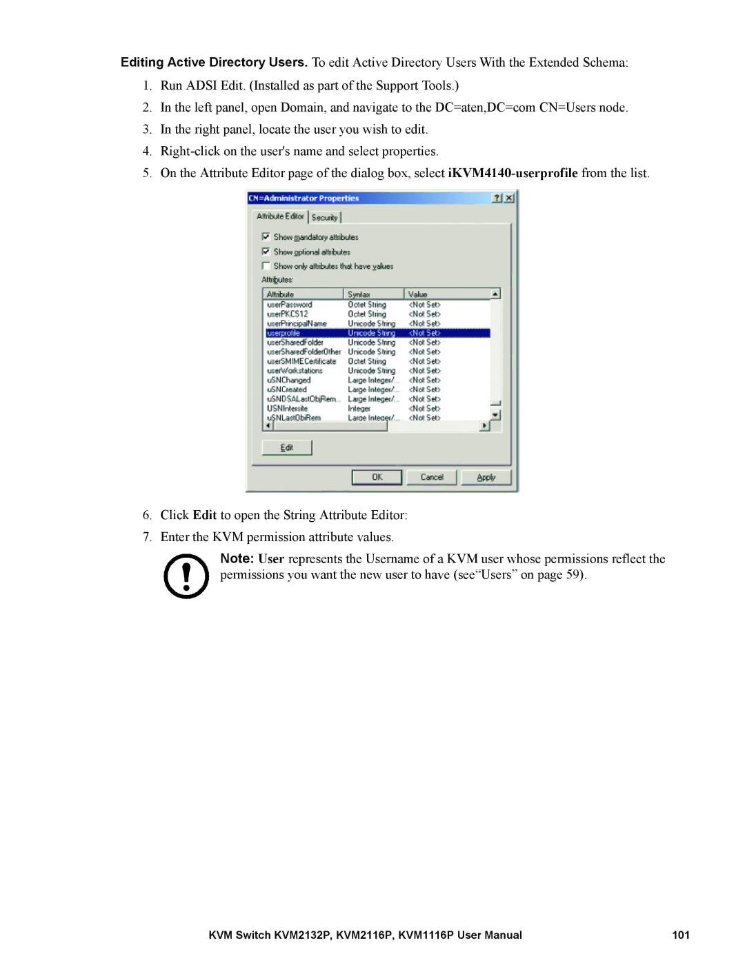 Schneider Electric KVM1116P, KVM2132P, KVM2116P user manual 101 